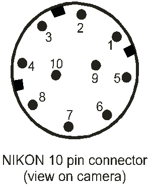 NIKON 10 pin conector